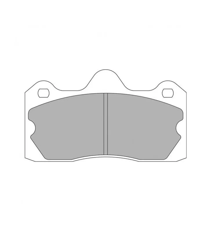 Plaquettes de Frein Ferodo DS1.11 Arrière pour Lotus Evora 3.5 05.09 - Etrier Ap Racing 
