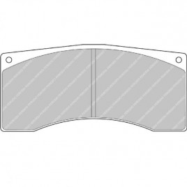 Plaquettes de Frein Ferodo DS1.08 Avant pour Citroën DS3 1.6 THP 155 01.13 - Étrier Alcon