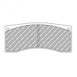 Plaquettes de Frein Ferodo DS30.12 Avant pour Ford Fiesta 1.6 R5 Rally (asphalt & gravel) 01.13 - Etrier Ap Racing