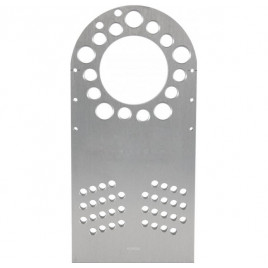 Plaque Aluminium pour roue de réglages avec perçages 5x114,3 5x120 et 5x130 Alésage central 88,9mm spécial Porsche 991 cup x4