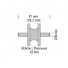Silentbloc Echappement 220°C 