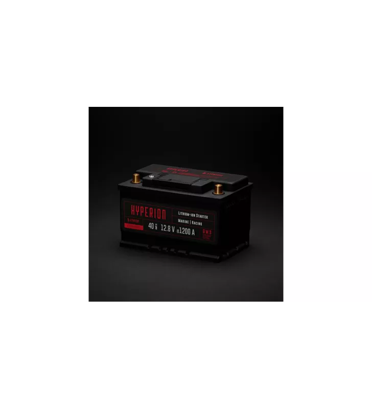 Batterie Lithium Atomique Batteries Hyperion 40-T6 Lithium-Ion LiFePO4 12V Haute Performance 40Ah