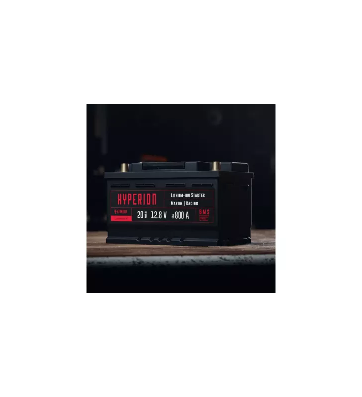 Batterie Lithium Atomique Batteries Hyperion 20-T6 Lithium-Ion LiFePO4 12V Haute Performance 20Ah