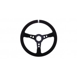 Volant GT2i PRO 90 Peau Retournée Noir/Noir 90mm
