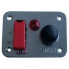 Pack Démarrage Plaque  1 Bouton + 1 Interrupteur + 1 Voyant