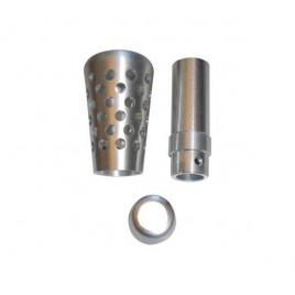 Pommeau Alu F2000 Silver 90mm