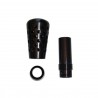 Pommeau Alu F2000 Noir 90mm