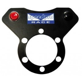 Platine pour Volant  Alu 2mm 2 Boutons