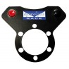 Platine pour Volant  Alu 2mm 2 Boutons
