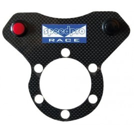 Platine pour Volant  Carbone 2 Boutons