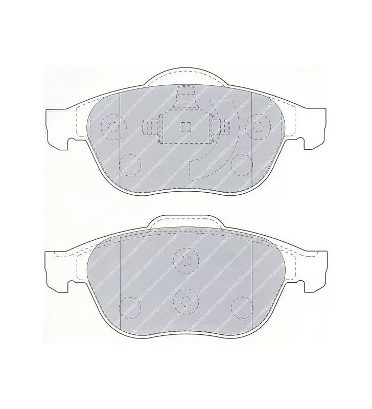 Plaquettes de Frein Ferodo DS2500 Avant Renault Twingo 1.6 16S/R2 1/10+