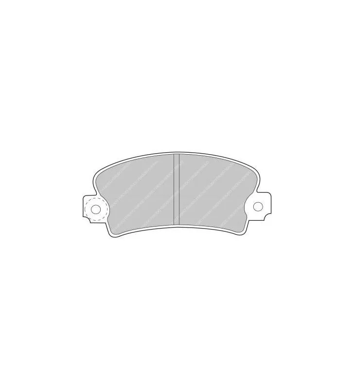 Plaquettes de Frein Ferodo DS3000 Avant Renault R5 / Citroën Visa / Fiat Ritmo