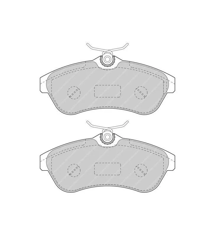 Plaquettes de Frein Ferodo DS3000 Avant Citroën C2