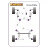 Silent-Bloc Powerflex Triangle Avant Ant Peugeot 206 (2 Pièces)