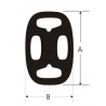 Silent-Bloc Powerflex Echappement 68/44mm