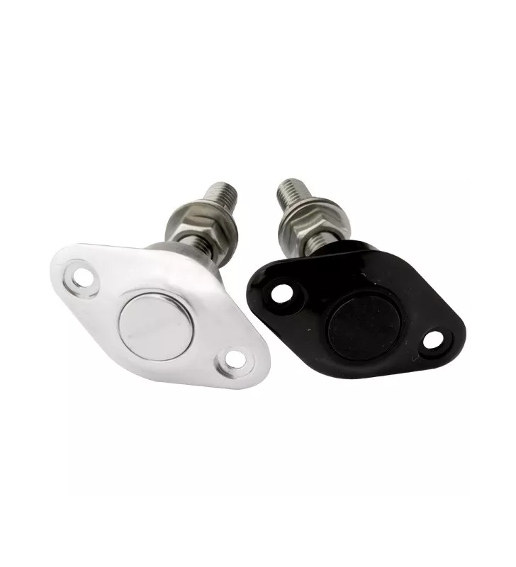 Push clip Z 1.06" aluminium poli
