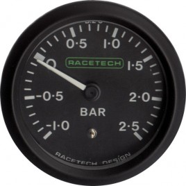 Pression Turbo -1 / +2.5 Bars Noir Racetech