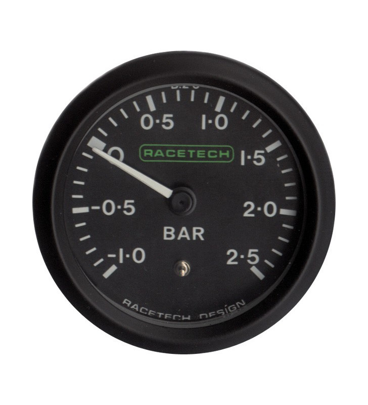 Pression Turbo -1 / +2.5 Bars Noir Racetech