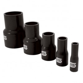 Réducteur Droit Silicone Silicon Hoses 76-63mm Noir