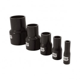 Réducteur Droit Silicone Silicon Hoses 63-57mm Noir