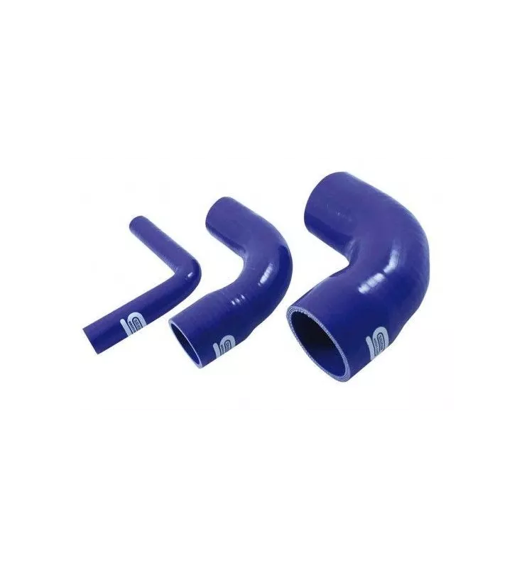Coude Réducteur Silicone Silicon Hoses 70-57mm 90° Bleu