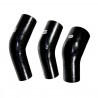 Coude Réducteur Silicone Silicon Hoses 63-51mm 45° Noir
