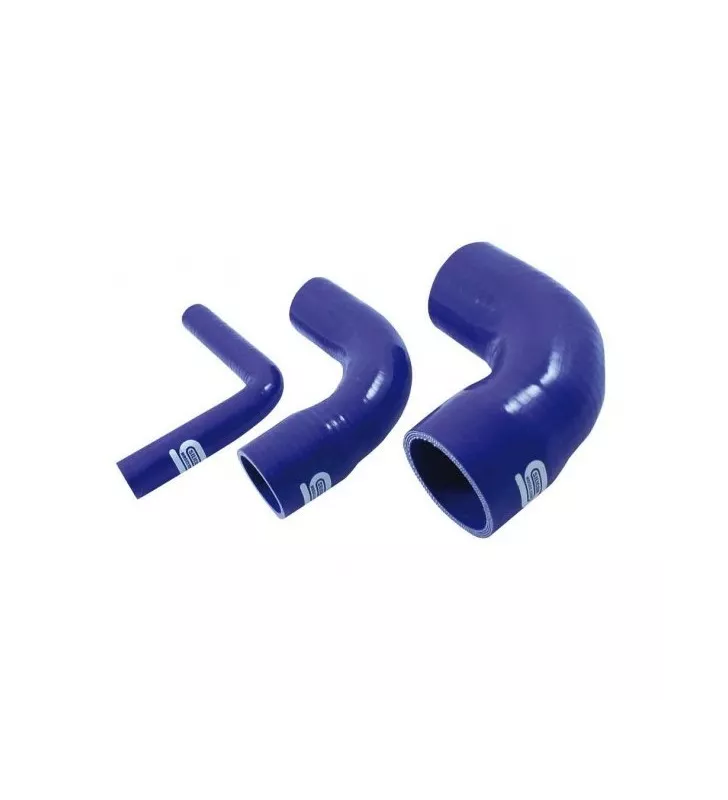 Coude Réducteur Silicone SILICON HOSES 57-51mm 45° Bleu