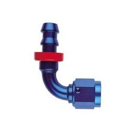 Raccord Femelle Goodridge 90° Alu 3/14x16 JIC