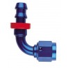 Raccord Femelle Goodridge 90° Alu 9/16x18 JIC à emmancher