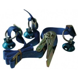Sangle pour Roue de Secours 3 Crochets Attaches Rapides Alu