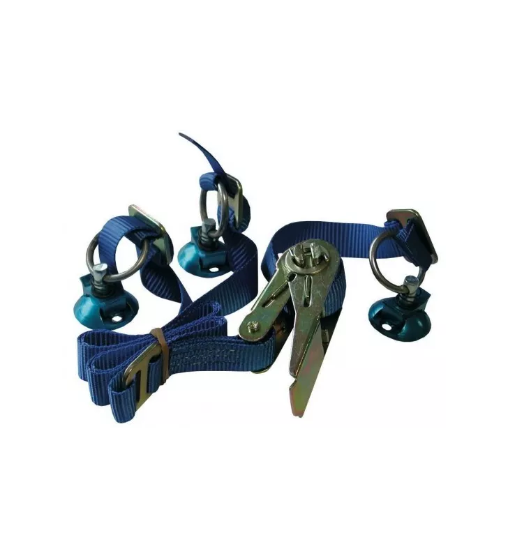 Sangle pour Roue de Secours 3 Crochets Attaches Rapides Alu