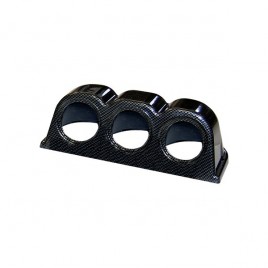 Support  3 Manomètres Look Carbone