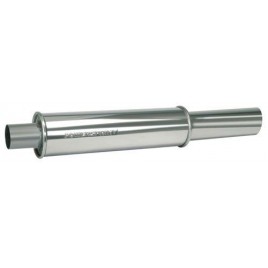 Terminaux / Silencieux Inox  Sortie 76 / Diamètre 50mm / Longueur 820mm / 120X450