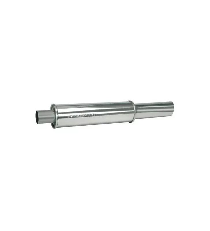 Terminaux / Silencieux Inox  Sortie 76 / Diamètre 60mm / Longueur 820mm / 120X450