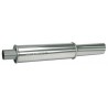 Terminaux / Silencieux Inox  Sortie 76 / Diamètre 60mm / Longueur 820mm / 120X450