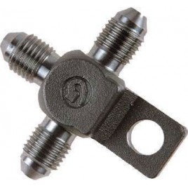 TE Goodridge 3 Mâles 3/8X24 JIC / UNF Fixation Radiale