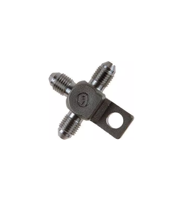 TE Goodridge 3 Mâles 3/8X24 JIC / UNF Fixation Radiale