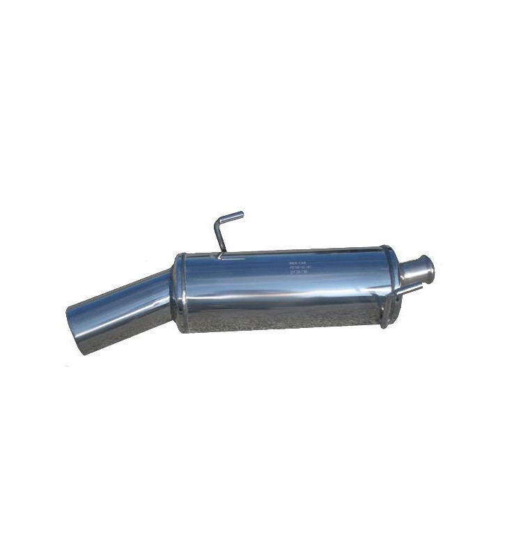 Terminaux / Silencieux RMS Inox Peugeot 106 1.6 Avant 1996 Sortie 1x102mm
