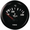 Manomètre VDO Température Huile 150° Vision Diamètre 52 Fond Noir