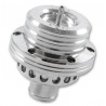Turbo / Dump Valve Forge Double Pistons Circuit Ouvert Argent pour Audi Volkswagen Seat Skoda
