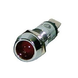 Voyant Metallique Encastrable Rouge
