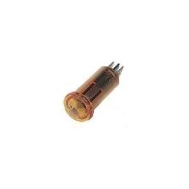 Voyant Lumineux Tubulaire Orange Diamètre 16mm