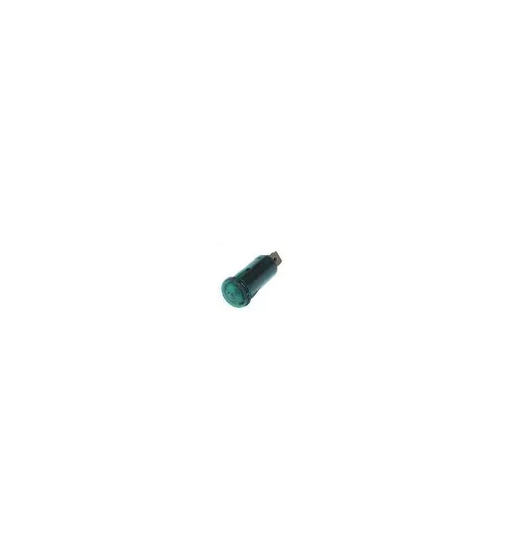 Voyant Lumineux Tubulaire Vert 16mm