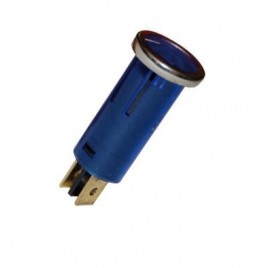 Voyant Lumineux Tubulaire Bleu 16.75mm