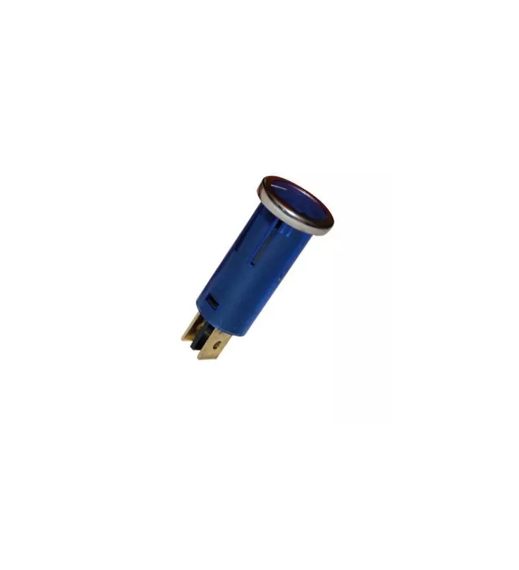 Voyant Lumineux Tubulaire Bleu 16.75mm