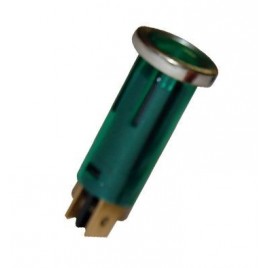 Voyant Lumineux Tubulaire Vert 16.75mm