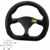 Volant Quadro 250 mm Daim Noir