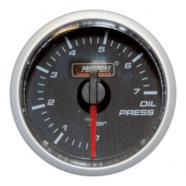 Manomètre Prosport Pression Huile Diamètre 52mm 0 à 7 Bars + Sonde