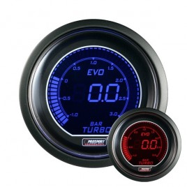 Manomètre Prosport Pression Turbo Digital Diamètre 52mm -1 à +2 Bars