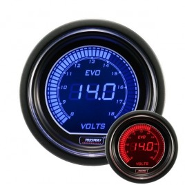 Manomètre Prosport Voltmètre Digital Diamètre 52mm 8 à 18Volts